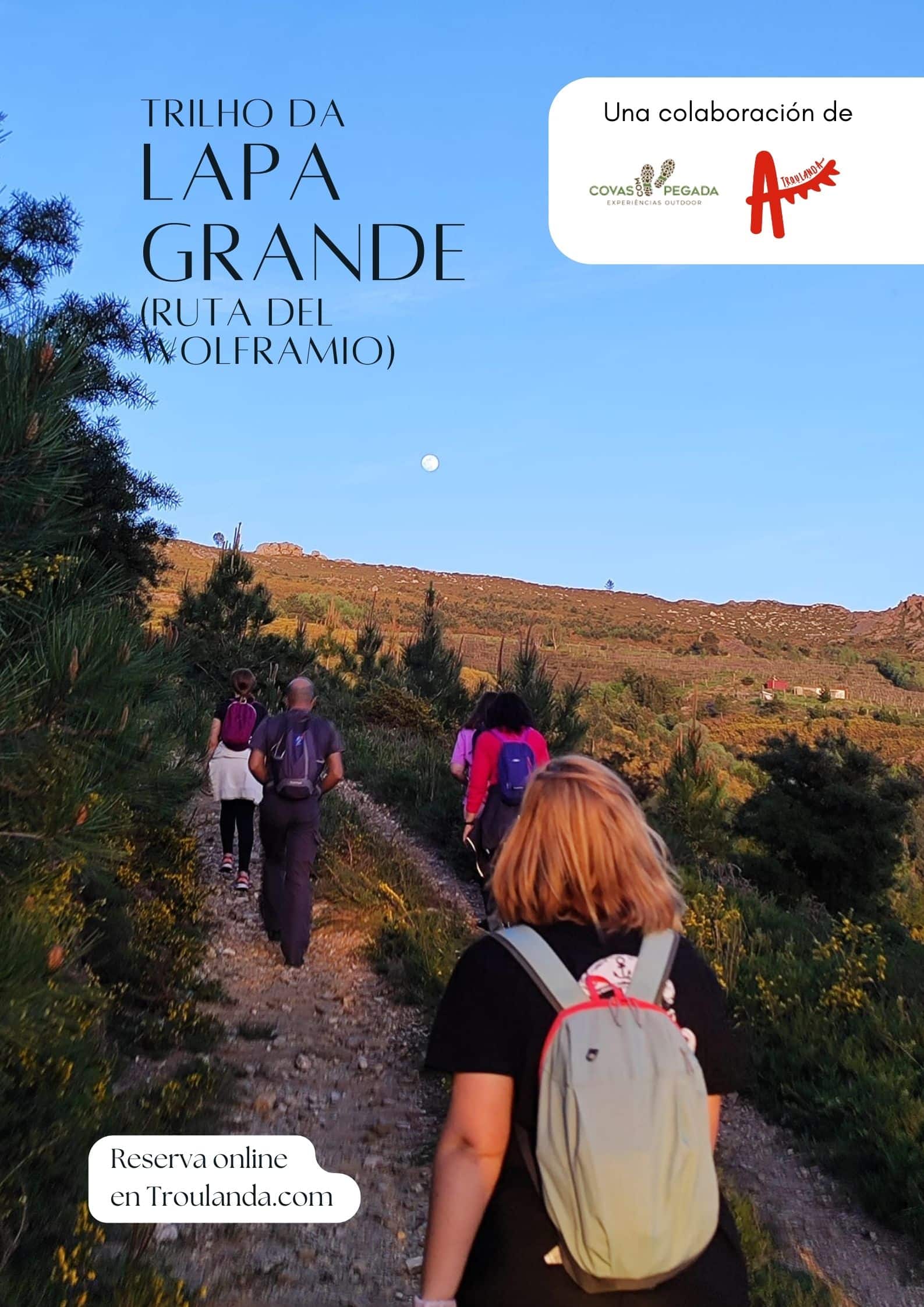 Trilho da Lapa Grande wolframio Portugal